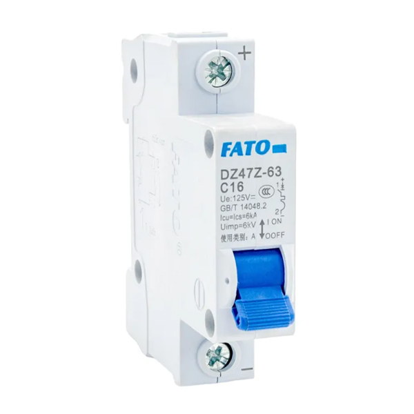 Interruptor de circuito en miniatura DZ47Z-63 DC